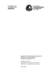 Jurisdicción Universal y exjefes de Estado. El caso Pinochet