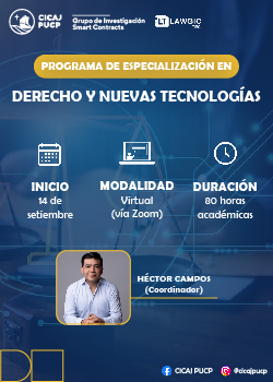 Programa de Especialización en Derecho y Nuevas Tecnologías