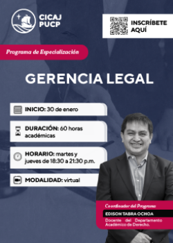 Programa de Especialización en Gerencial Legal