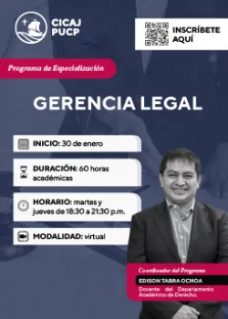Programa de Especialización en Gerencial Legal