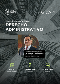 Curso de Capacitación en Derecho Administrativo 2024-0