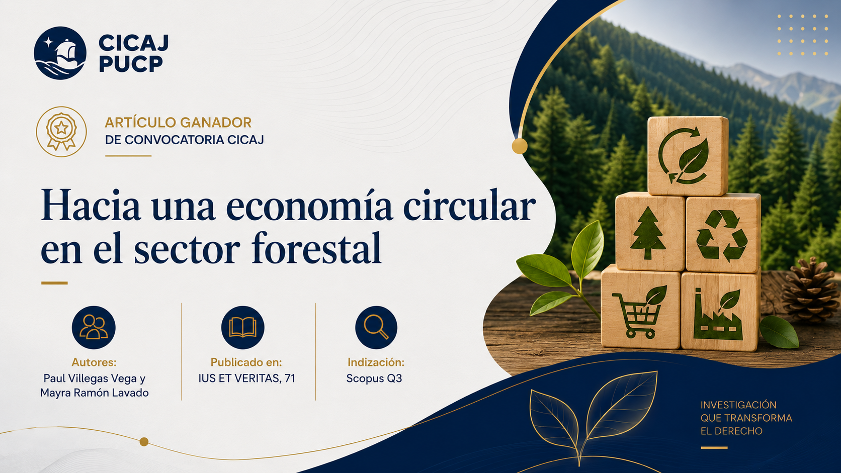 Artículo ganador del CICAJ: “Hacia una economía circular en el sector forestal”