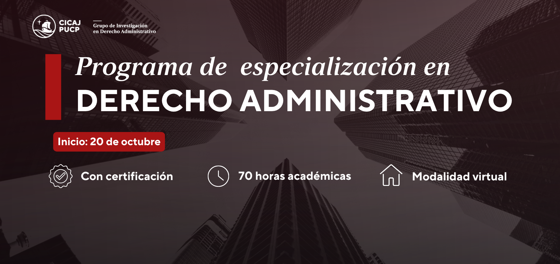 Programa de Especialización en Derecho Administrativo