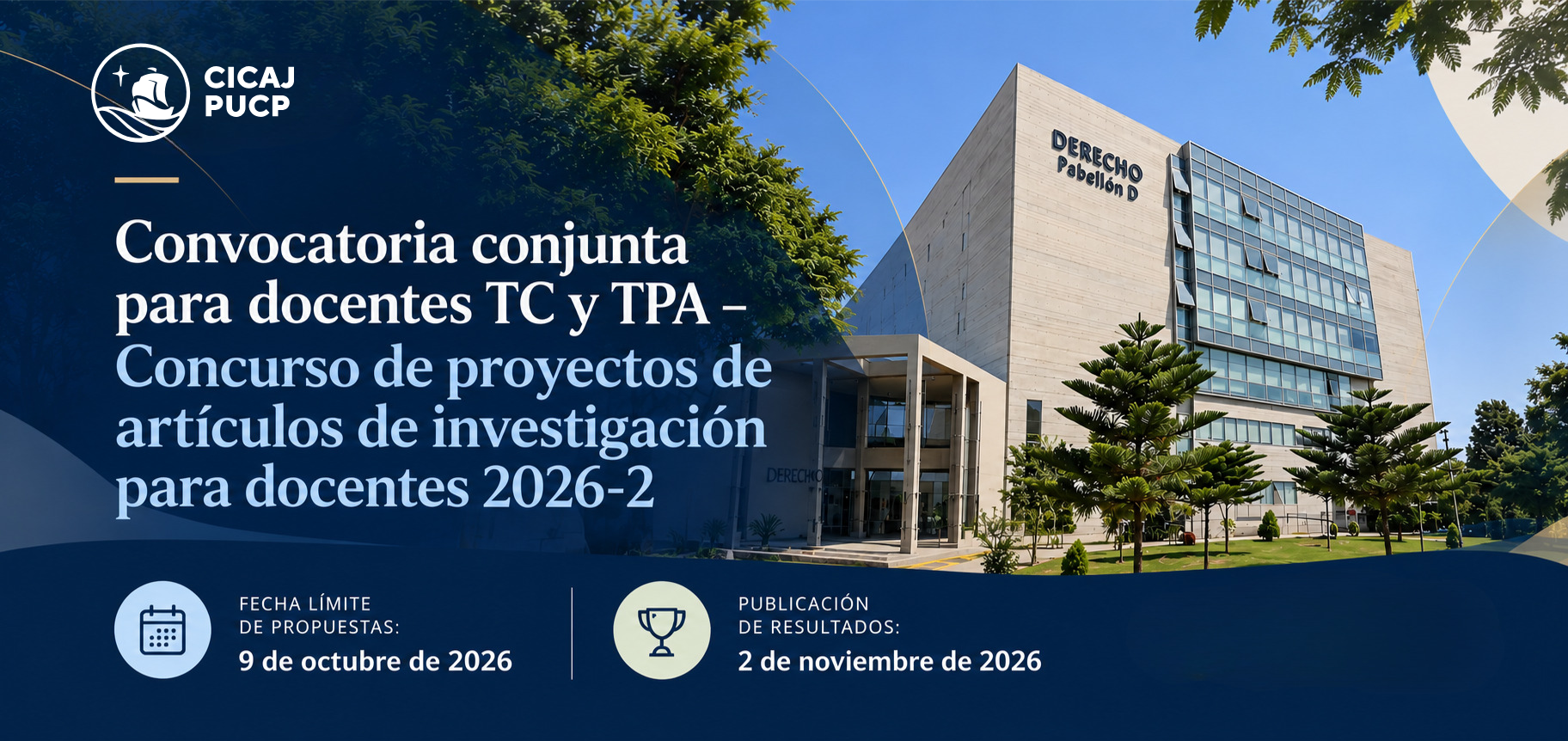 Convocatoria conjunta para docentes TC y TPA – Concurso de proyectos de artículos de investigación para docentes 2026-2