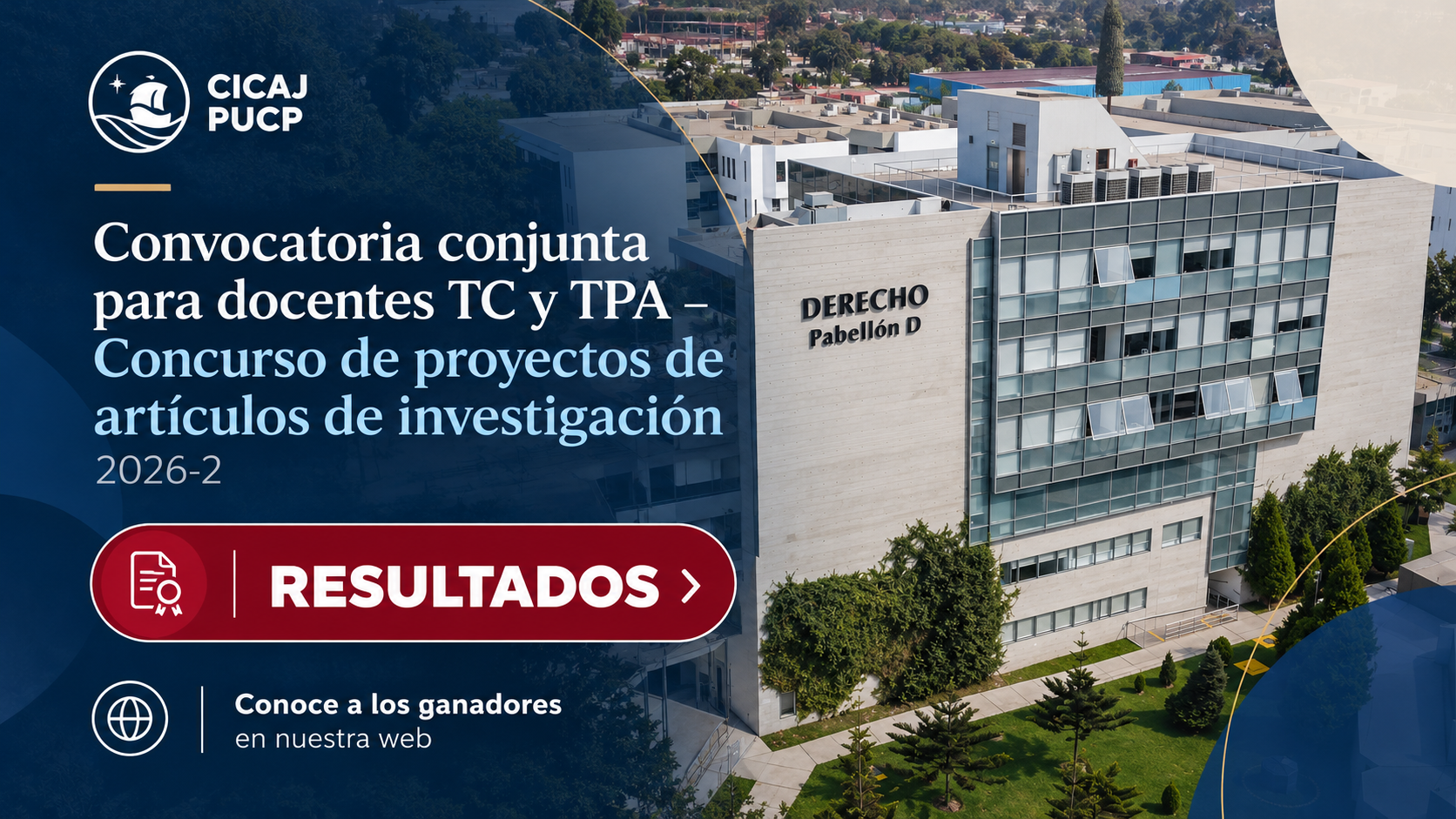 Resultados de la Convocatoria conjunta para docentes TC y TPA – Concurso de proyectos de artículos de investigación 2026-2